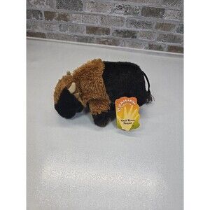 NWT Folkmanis Small Bison Buffalo Hand Puppet Black Brown Soft Plush